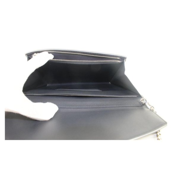 Dior Pewter Silver Chain Flap Crossbody Bag 292da5 - Picture 9 of 13